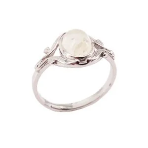 Bague Honorine Pierre de Lune & Argent 925 – Image 2