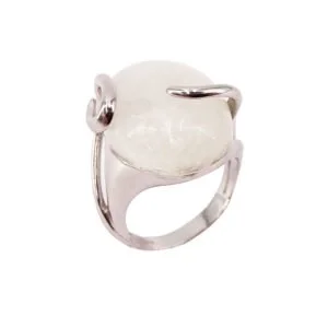 Bague Océane Pierre de Lune & Argent 925 – Image 2