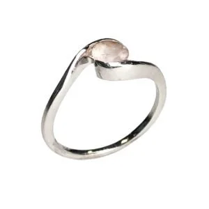 Bague Doriane Quartz Rose & Argent 925 – Image 2