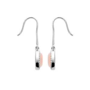 Boucles d'Oreilles Alexandra Quartz Rose & Argent 925 – Image 2