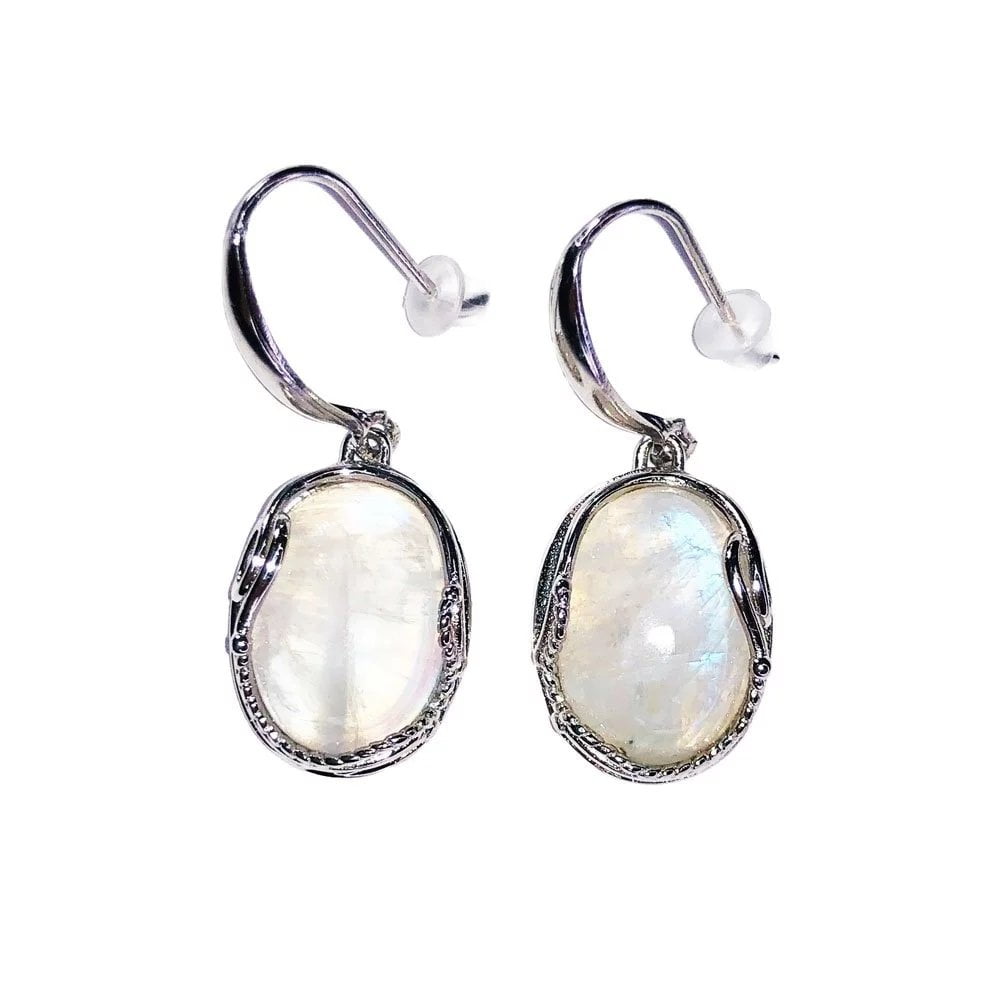 Boucles d'oreilles Pierre de Lune Capucine