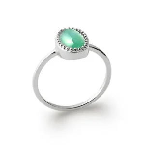 Bague Alexandra Aventurine & Argent 925 – Image 2