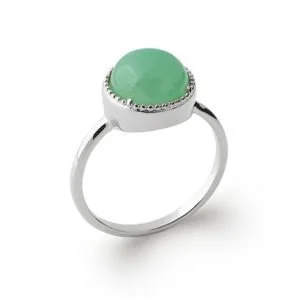 Bague Constantine Aventurine & Argent 925 – Image 2