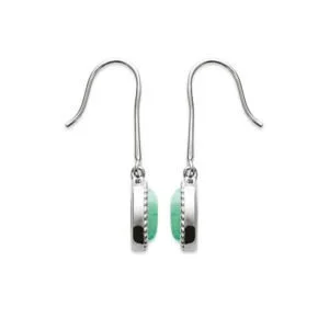 Boucles d'Oreilles Alexandra Aventurine & Argent 925 – Image 2