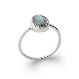 Bague Alexandra Labradorite & Argent 925 – Image 2