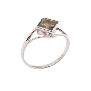 Bague Elisabeth Labradorite & Argent 925 – Image 2