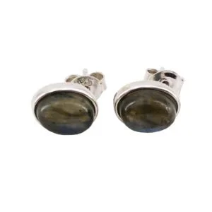 Boucles d'Oreilles Camille Labradorite & Argent 925 – Image 3