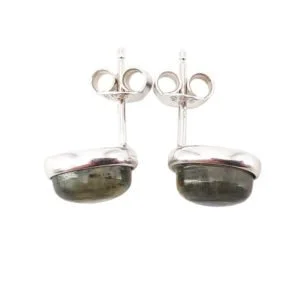 Boucles d'Oreilles Camille Labradorite & Argent 925 – Image 2