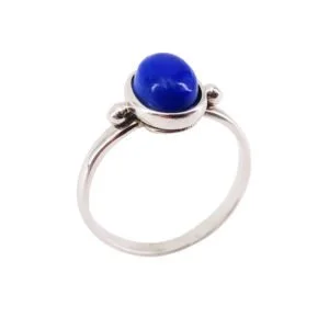 Bague Camille Lapis-Lazuli & Argent 925 – Image 2