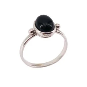 Bague Camille Onyx & Argent 925 – Image 2