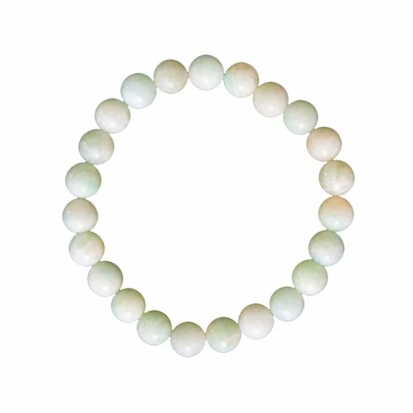 Bracelet Amazonite & Pierres Boules 8mm – Image 3